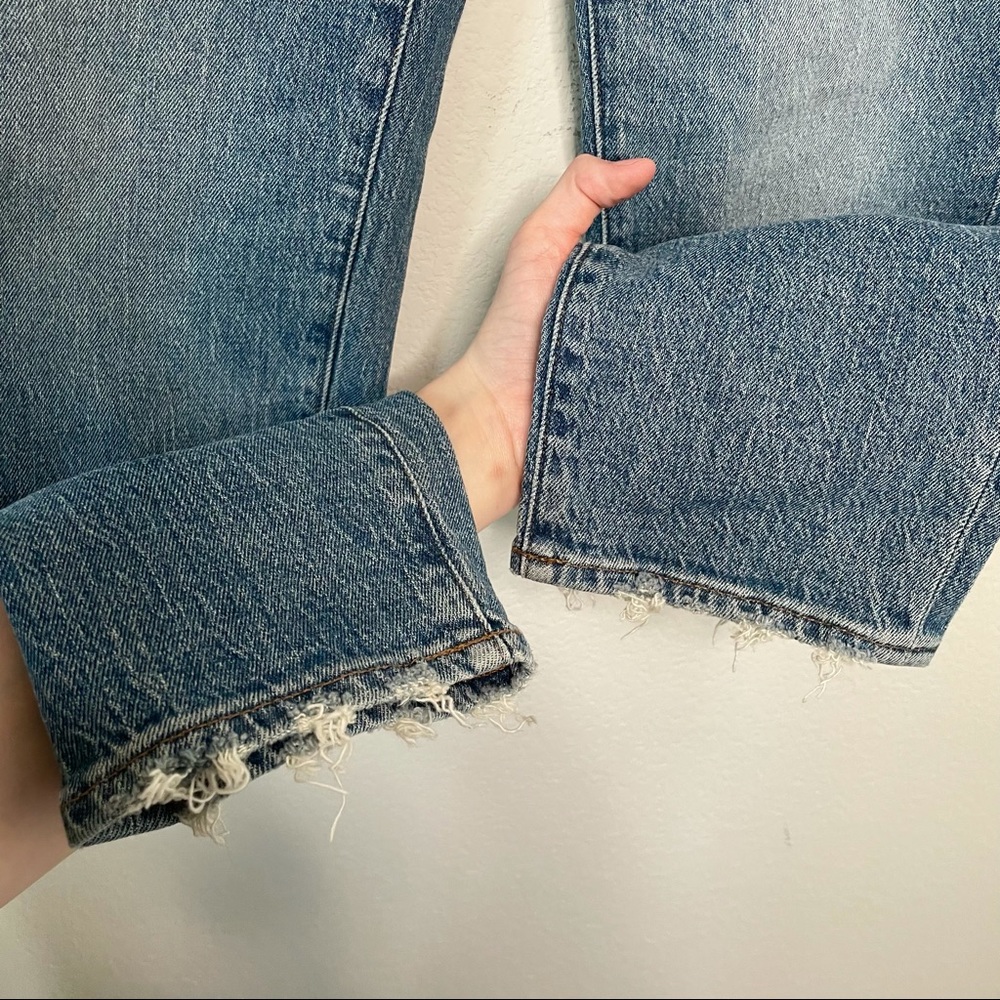 Madewell Classic Straight Leg High Rise Jeans 25 - Picture 13 of 14